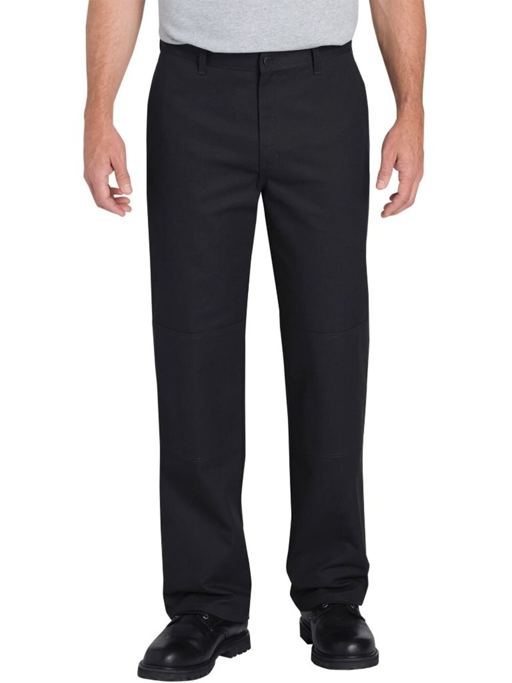 New Men's Genuine Dickies Flex Double Knee Relaxed Fit Work Pants W42 L30 Black